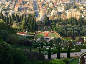 Jardins Bahá’í de Haifa, em Israel.